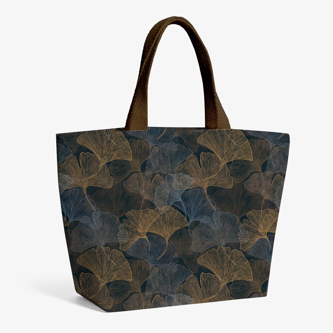 Ginkgo Rustic Bronze Fabric