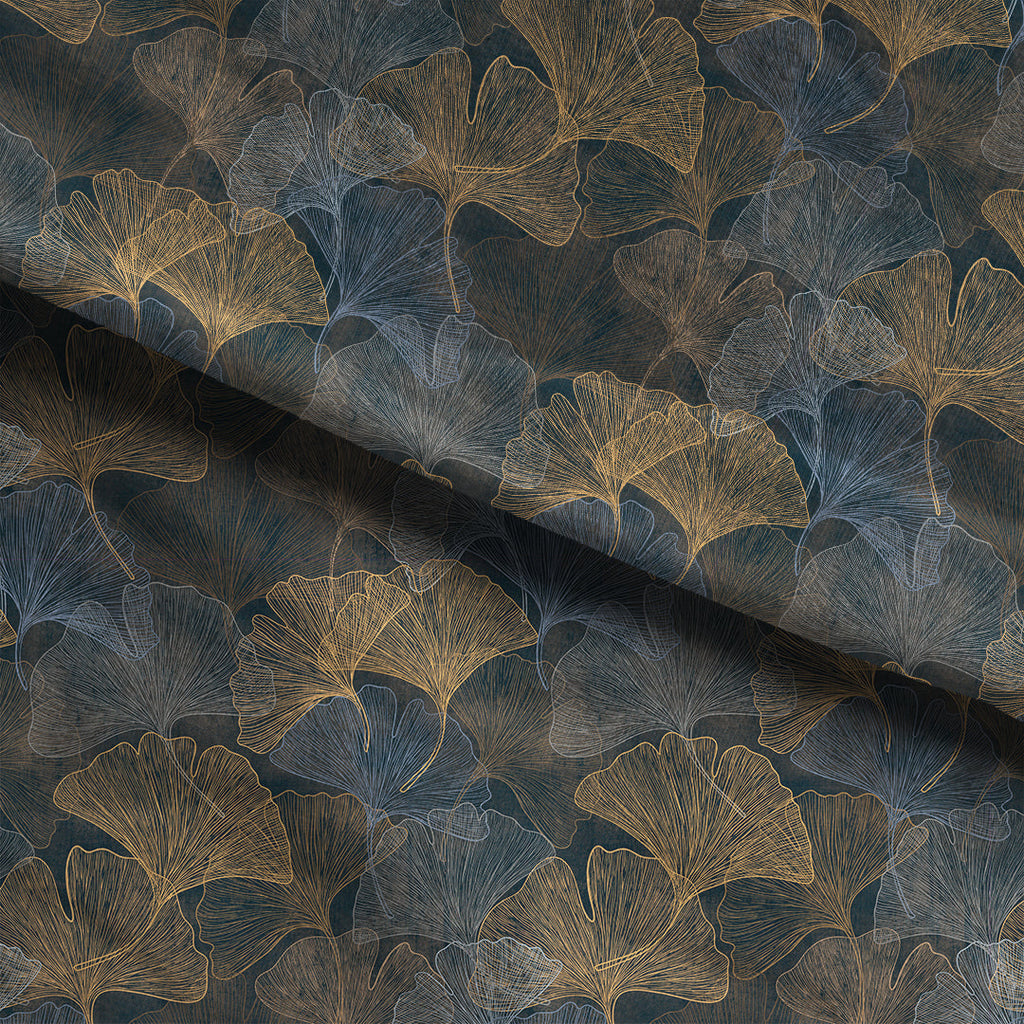 Ginkgo Rustic Bronze Fabric