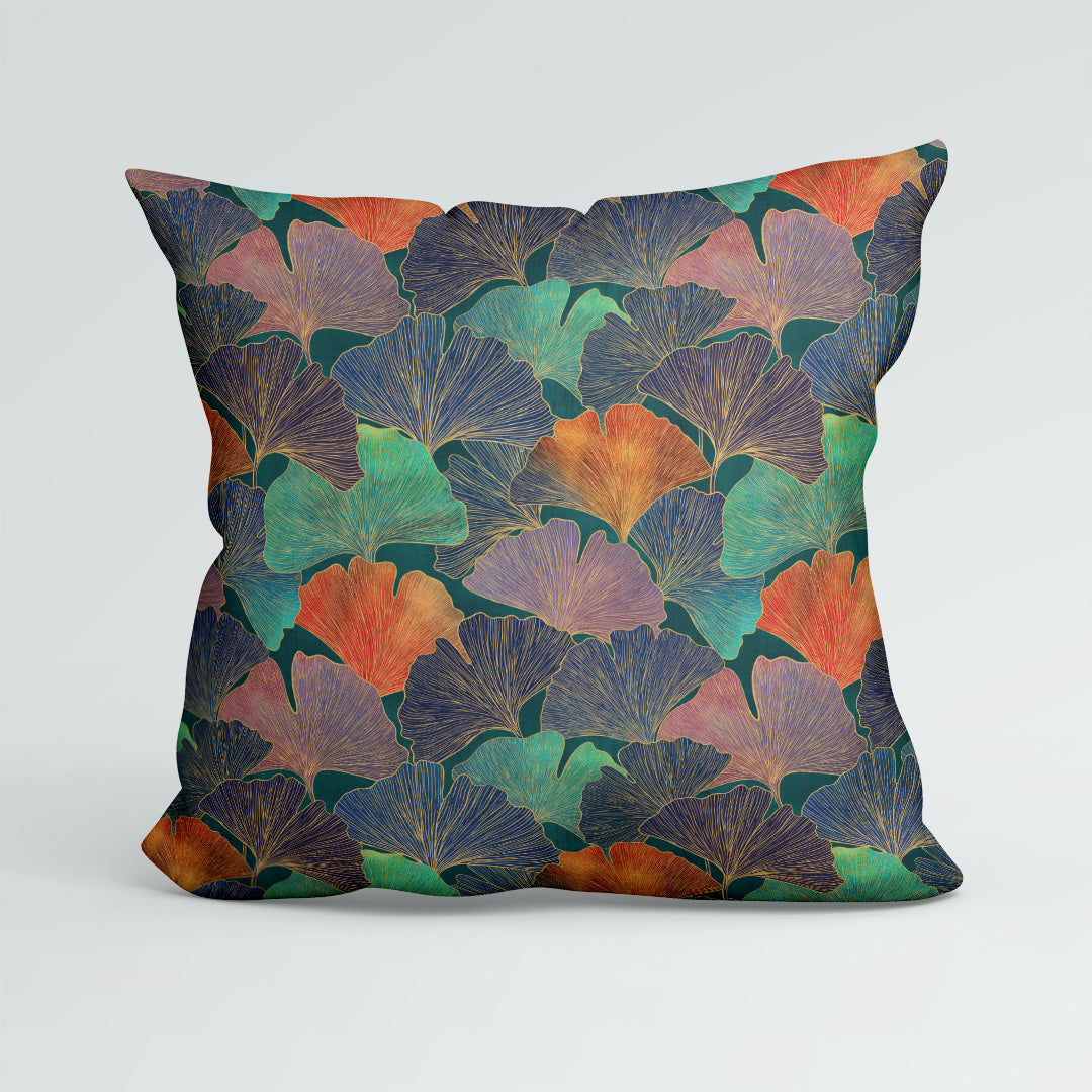 Ginkgo Sunset Glow Fabric