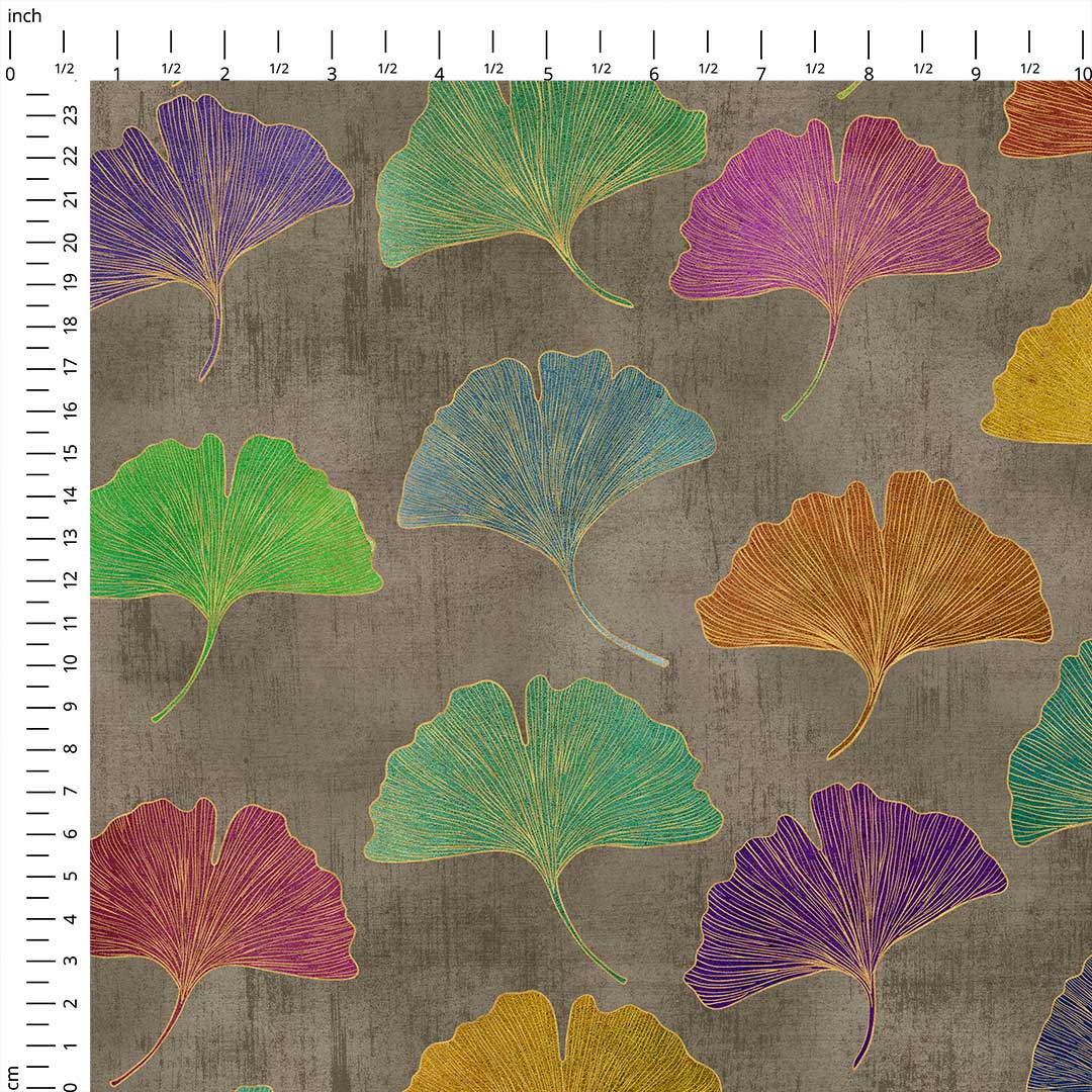 Ginkgo Vibrant Fall Fabric