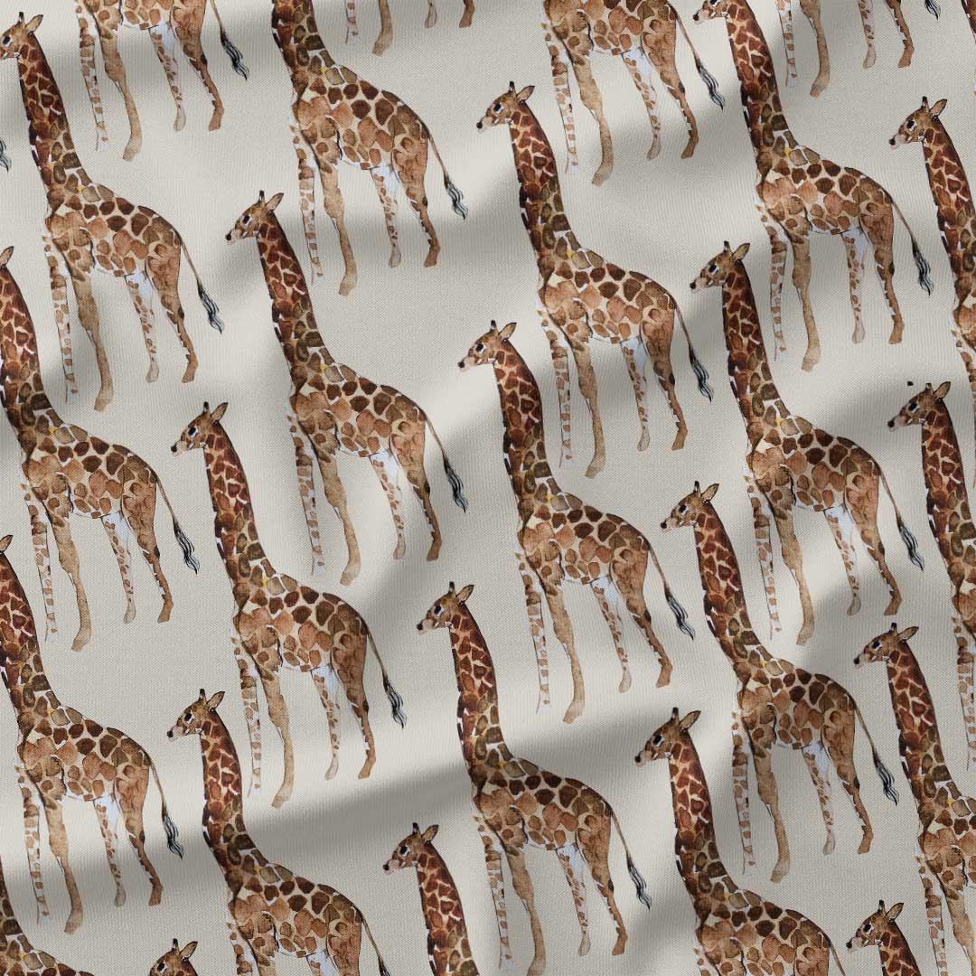 Giraffe Beige Fabric