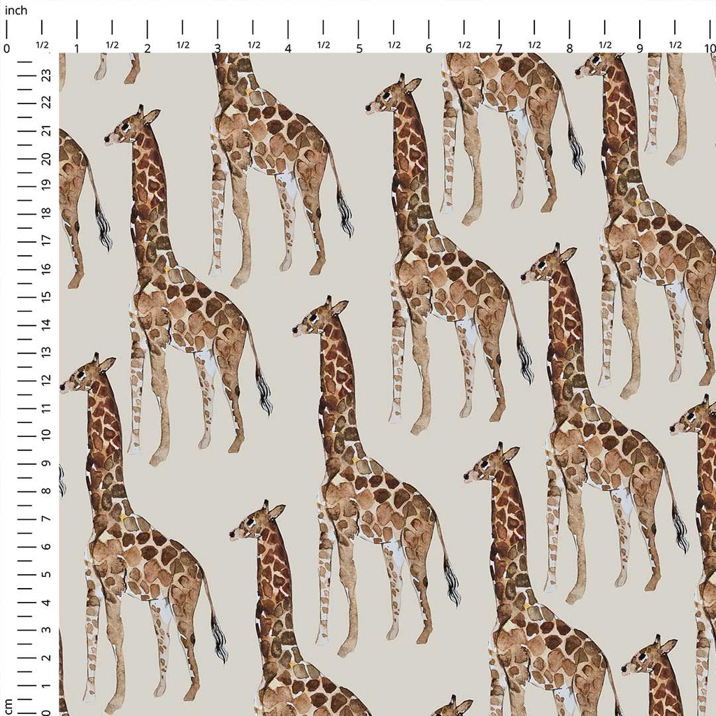 Giraffe Beige Fabric