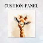 CUSHION Fabric Panel Giraffe Cream CP-113