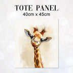 TOTE Giraffe Cream Fabric Bag Panel TP-165