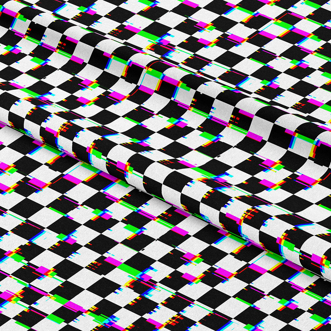 Glitched Screen Fabric