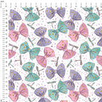 Glitter Bows Fabric
