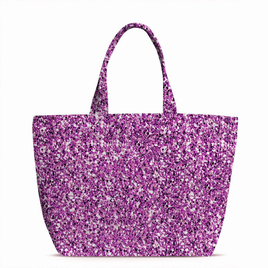 Glitter Purple Fabric
