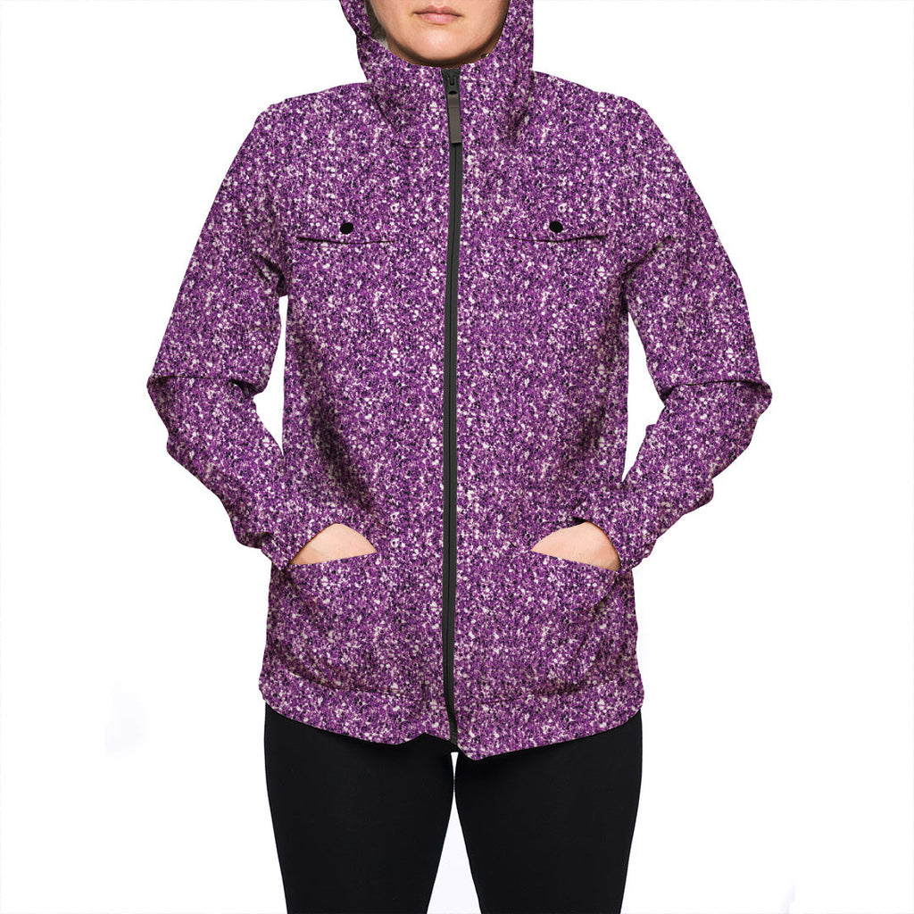 Glitter Purple Fabric
