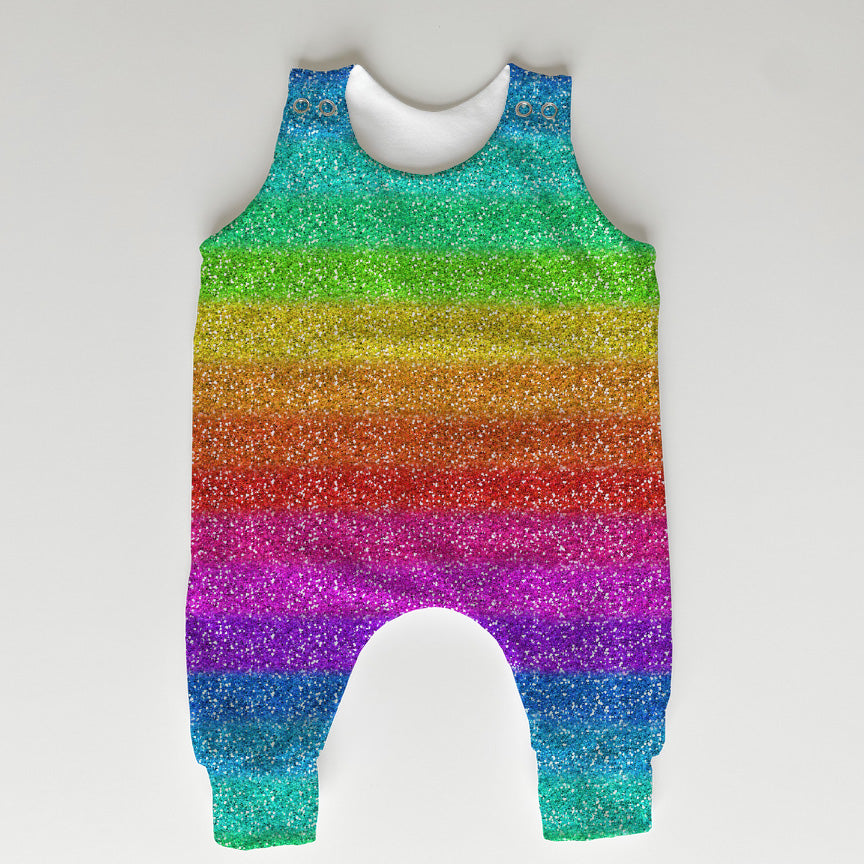 Glitter Rainbow Fabric