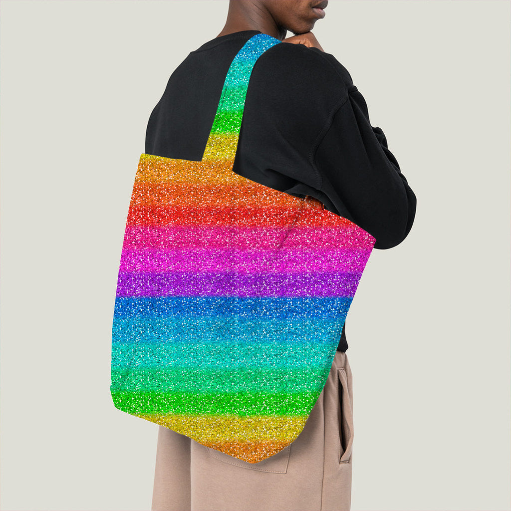 Glitter Rainbow Fabric