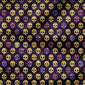 Glitter Skulls Fabric