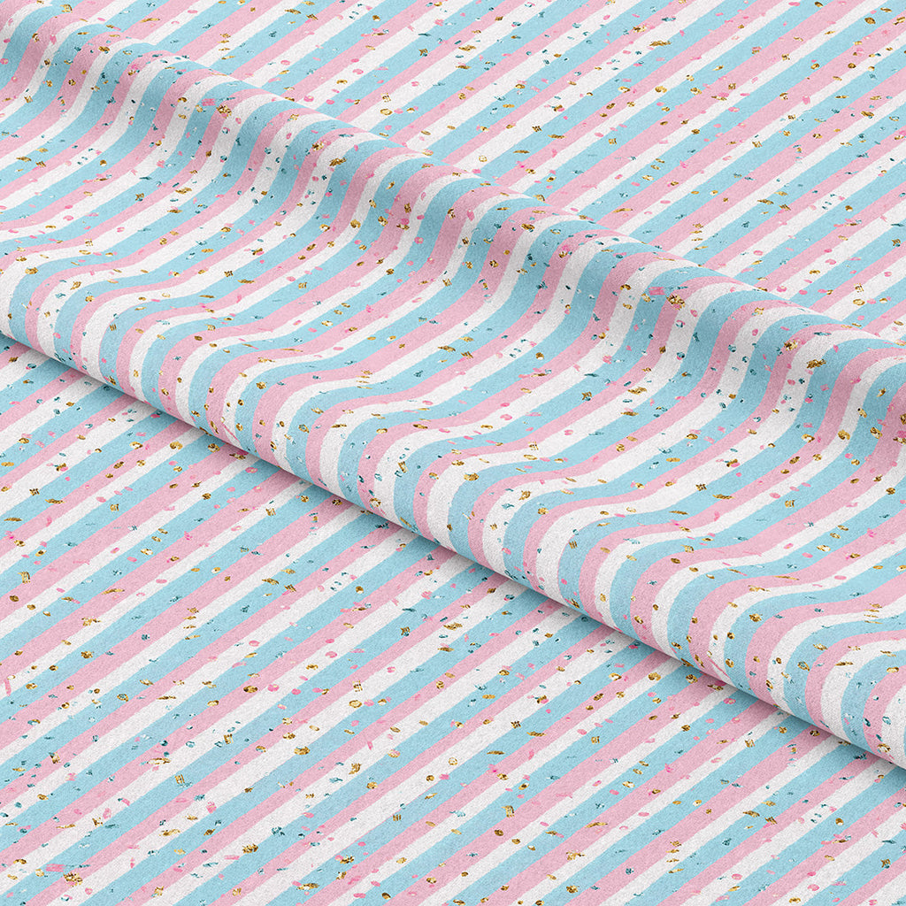Glitter Stripes Fabric