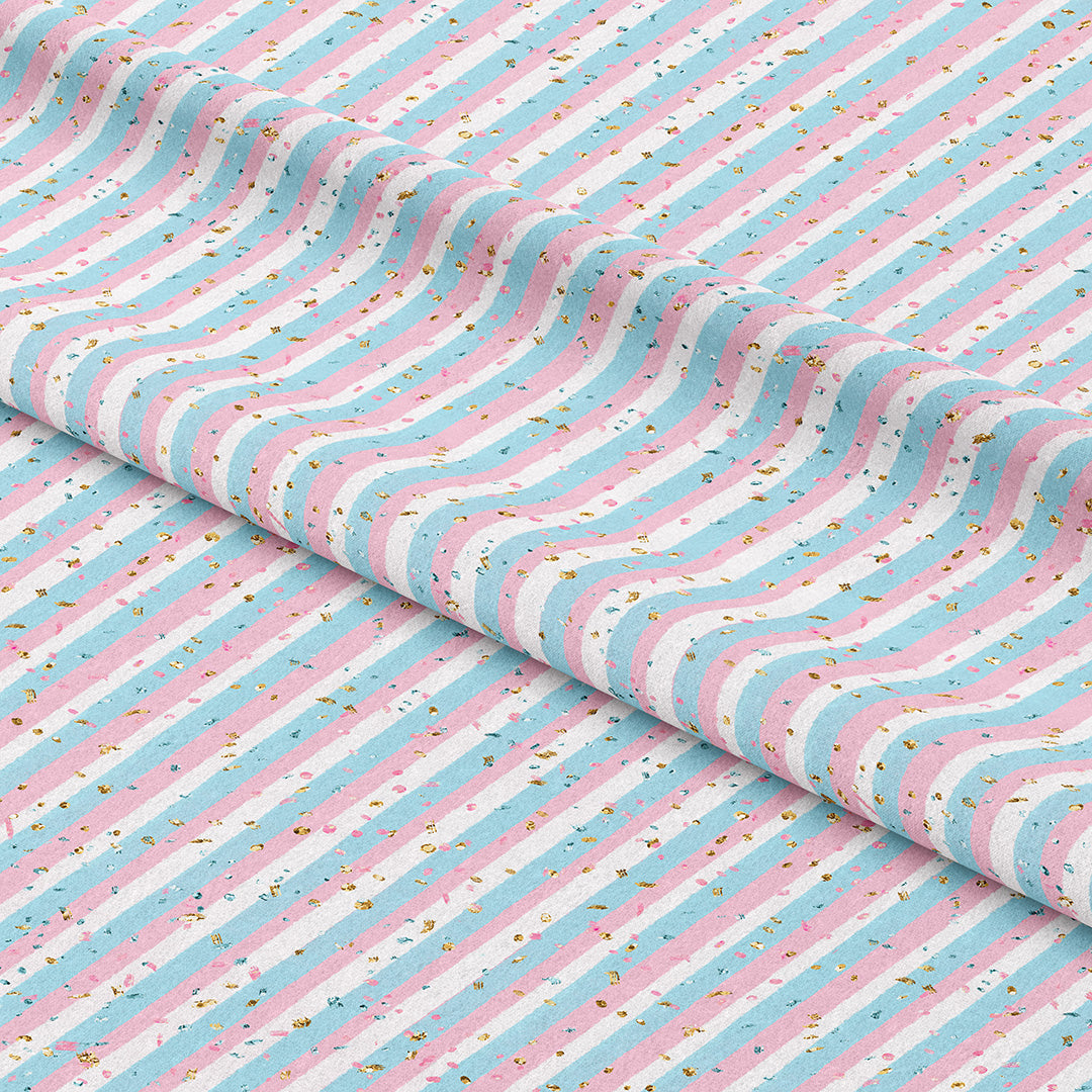 Glitter Stripes Fabric