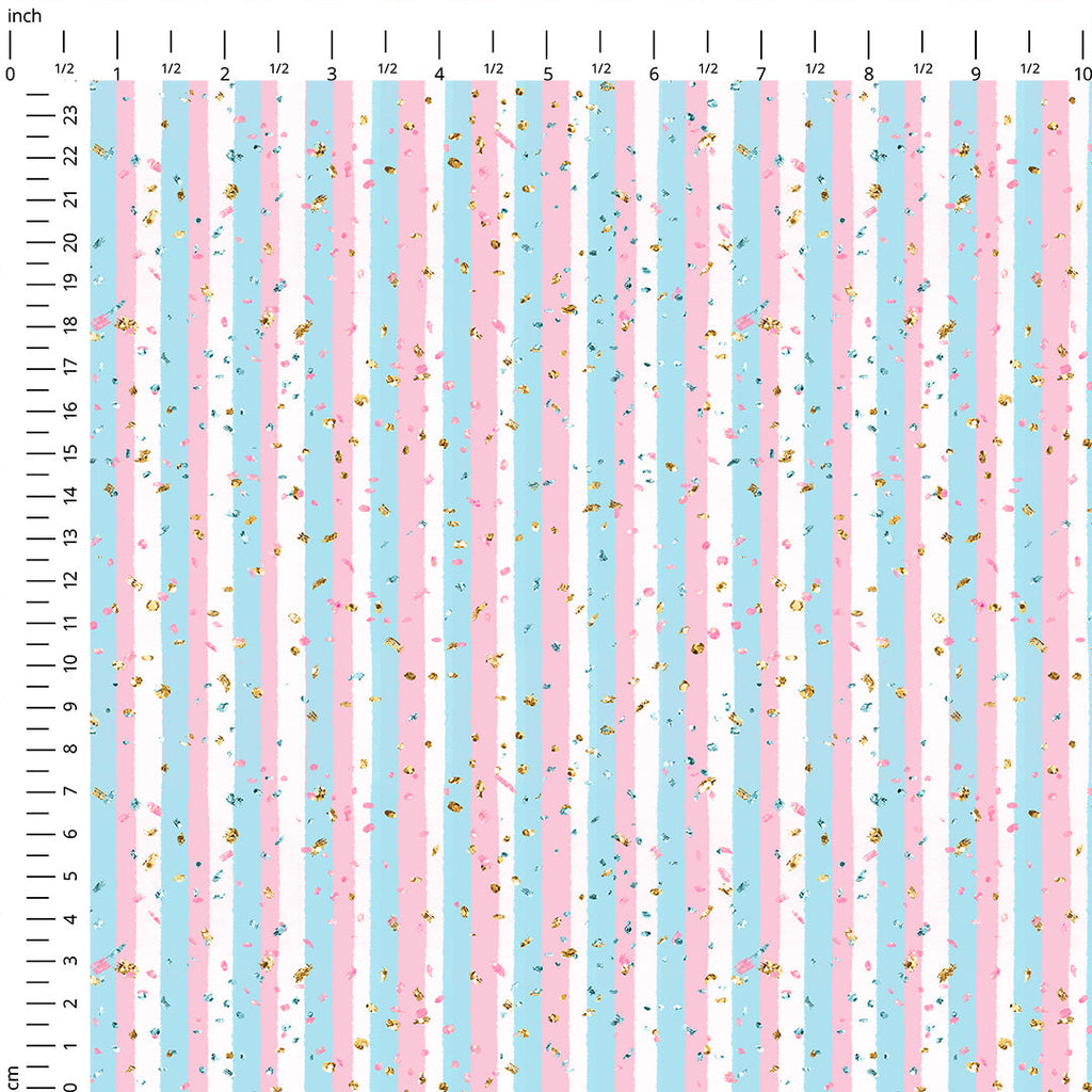 Glitter Stripes Fabric