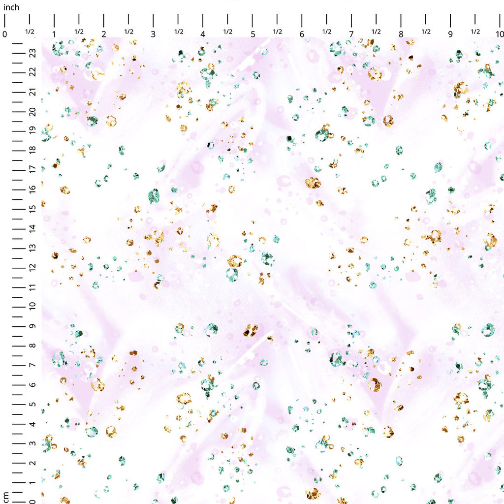 Glitter White Fabric