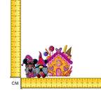 Gnomies Gingerbread House Iron on Fabric Heat Transfer DTF-209