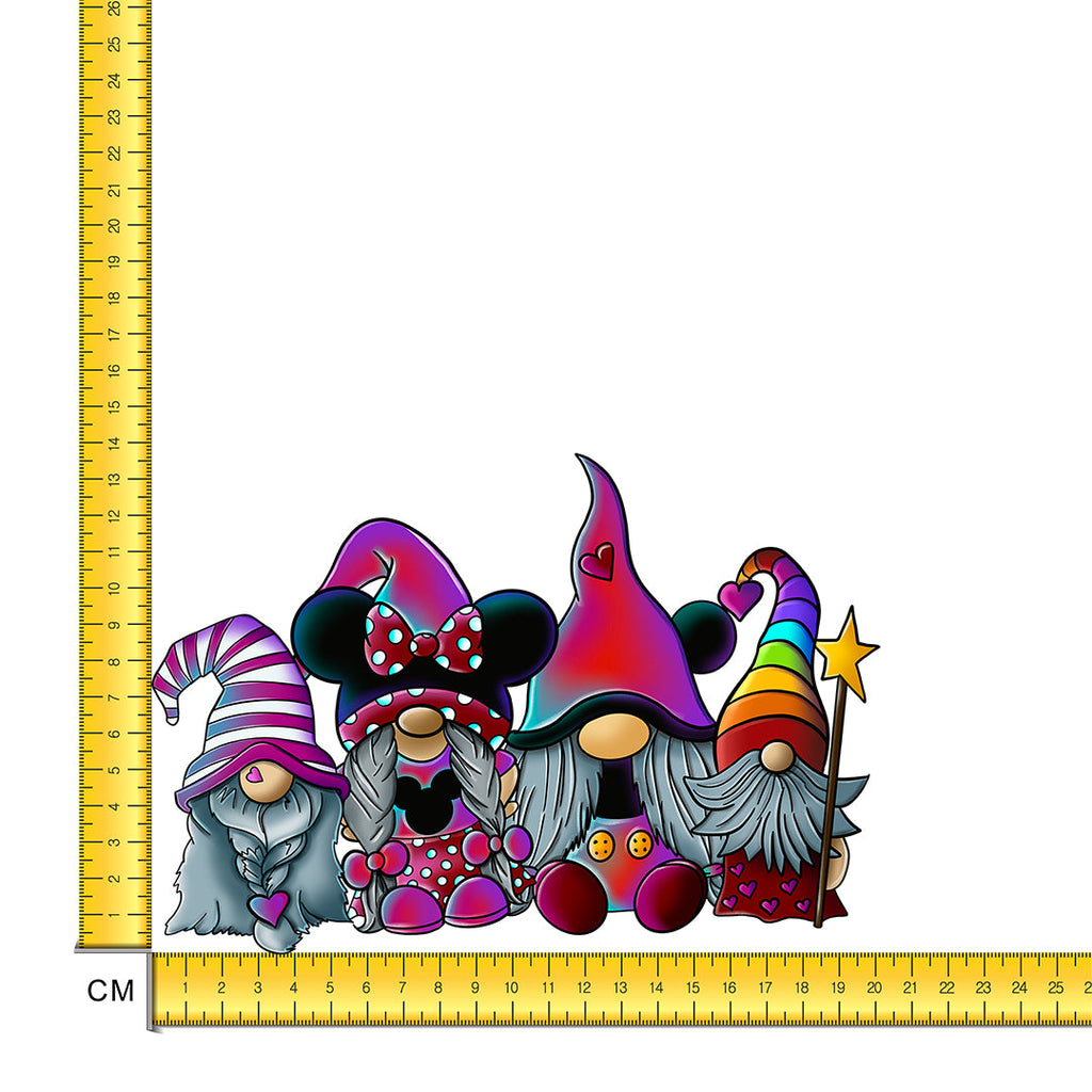 Gnomies Wonderland Iron on Fabric Heat Transfer DTF-206