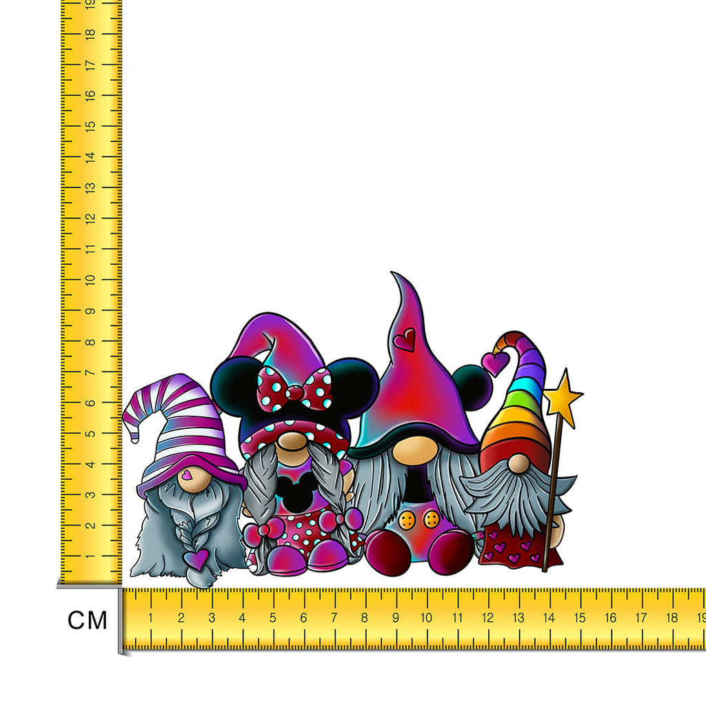 Gnomies Wonderland Iron on Fabric Heat Transfer DTF-206