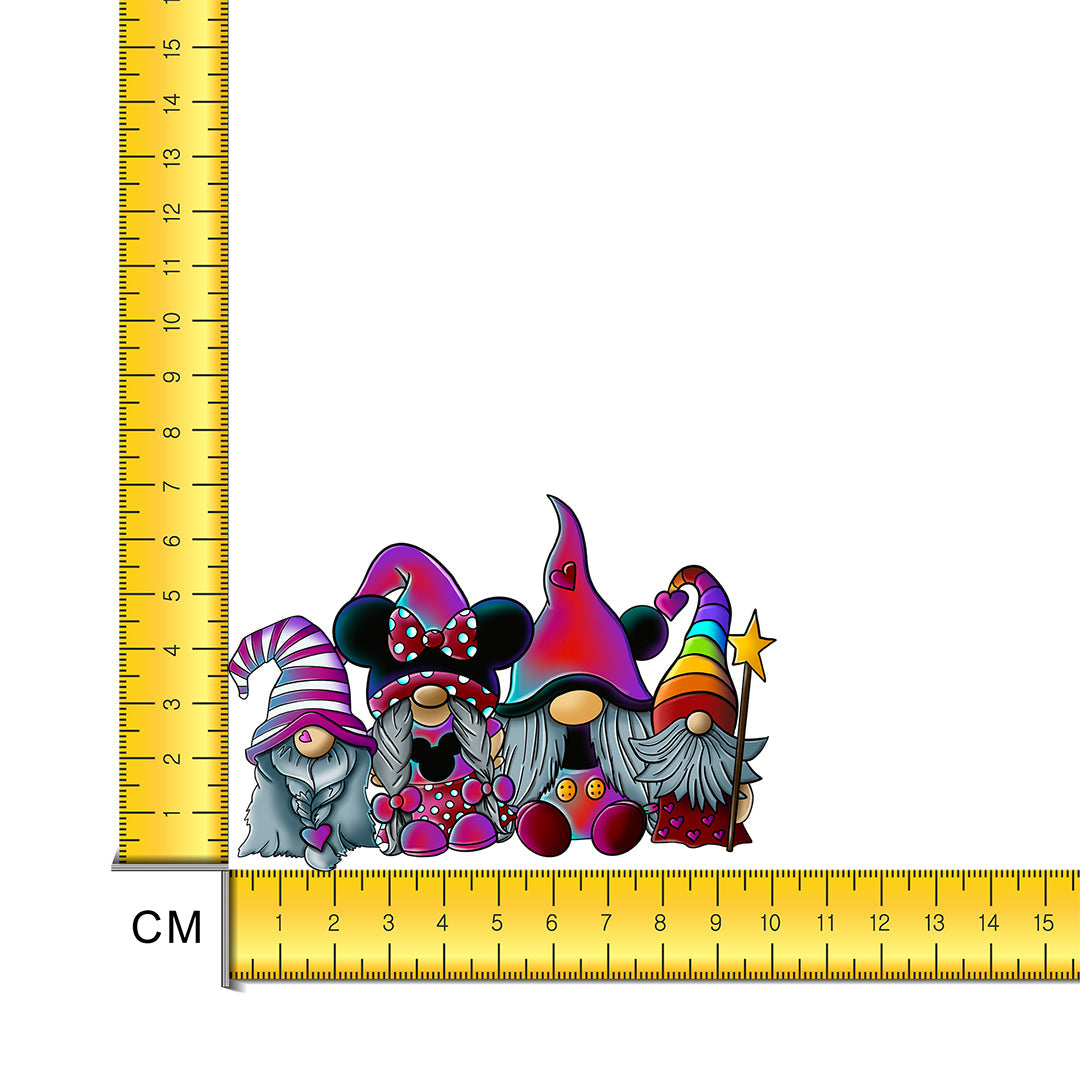 Gnomies Wonderland Iron on Fabric Heat Transfer DTF-206