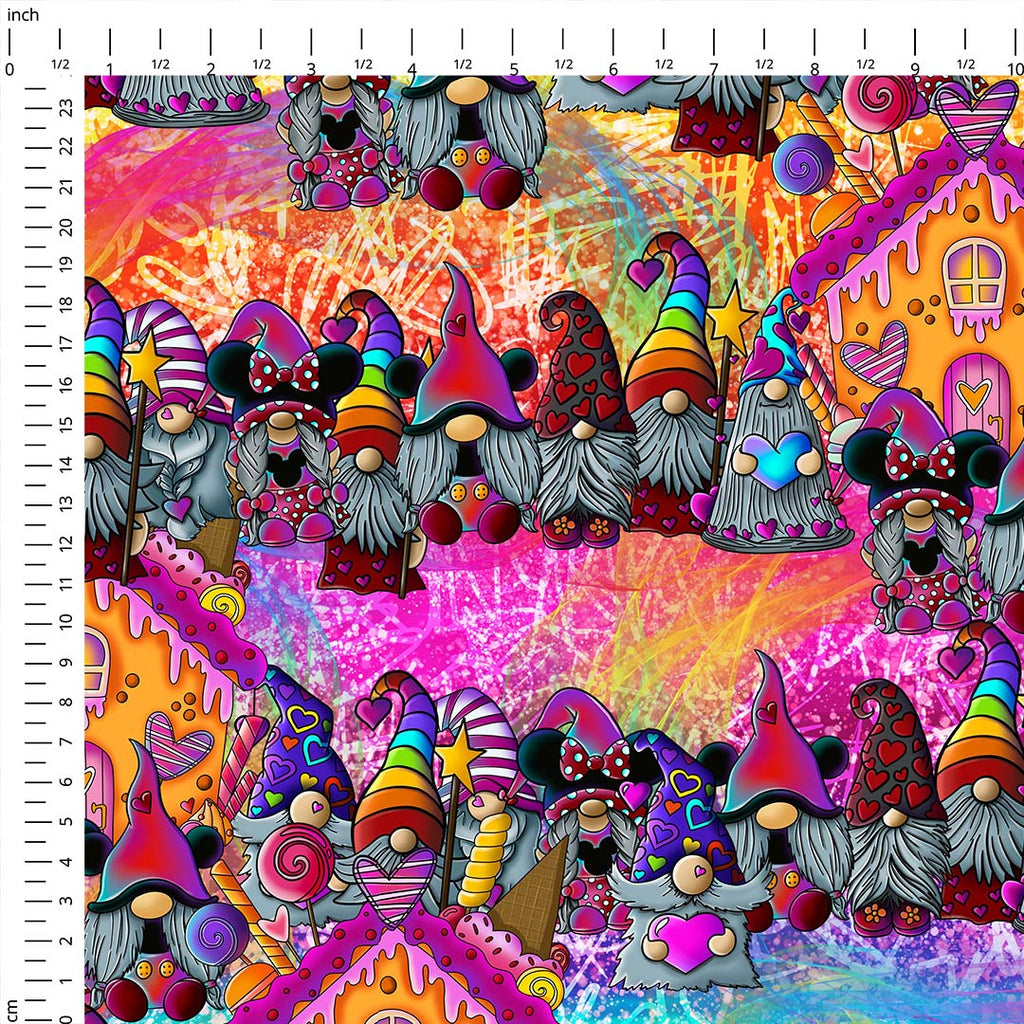 Gnomies Wonderland Fabric