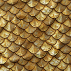 Gold Dragon Scales Fabric
