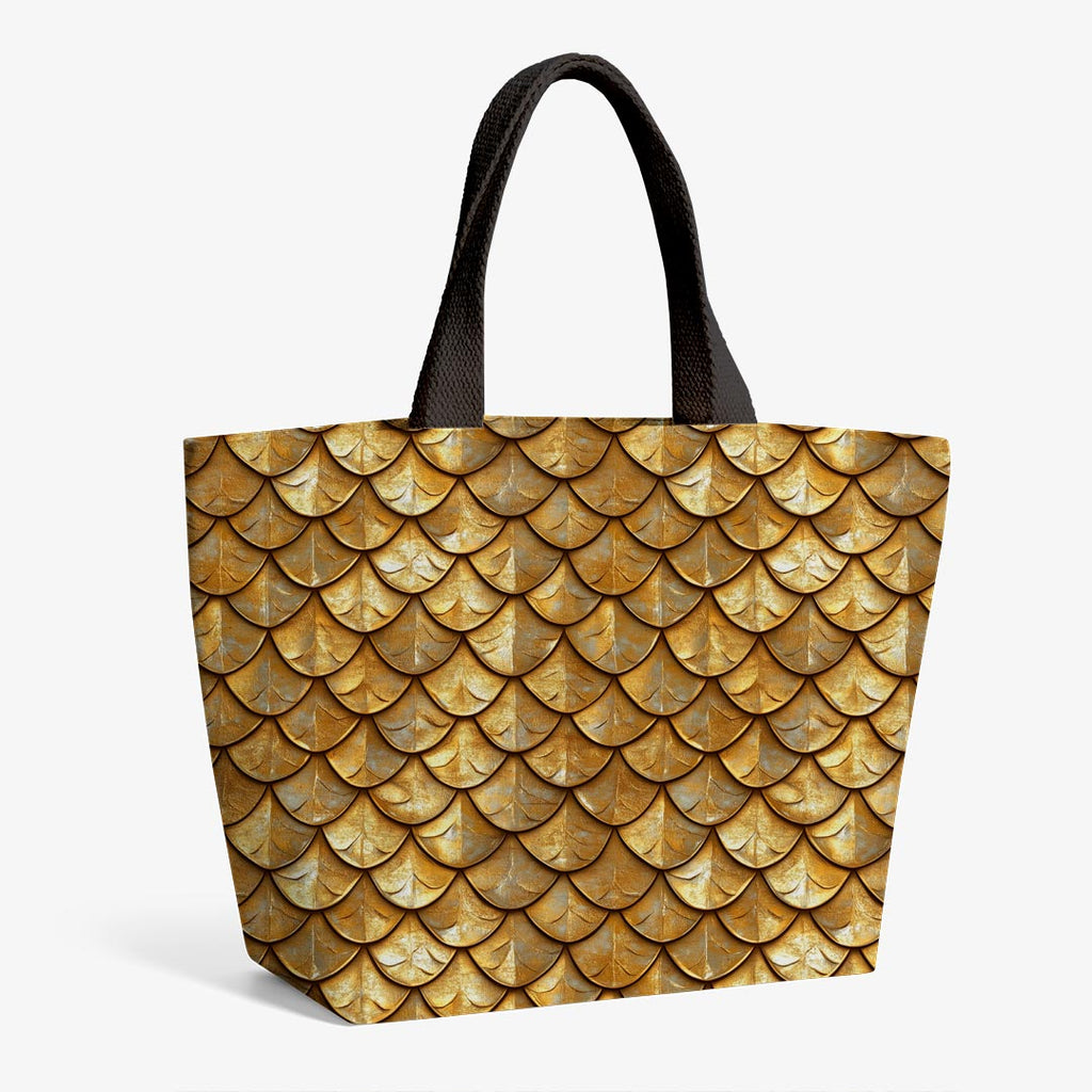 Gold Dragon Scales Fabric