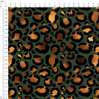 Leopard Green Fabric