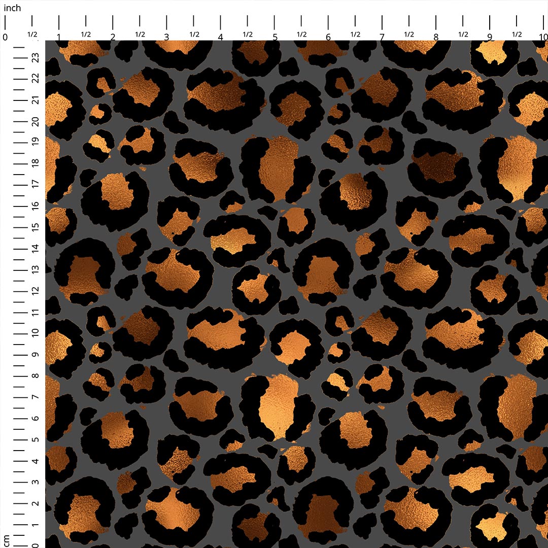 Leopard Grey Fabric