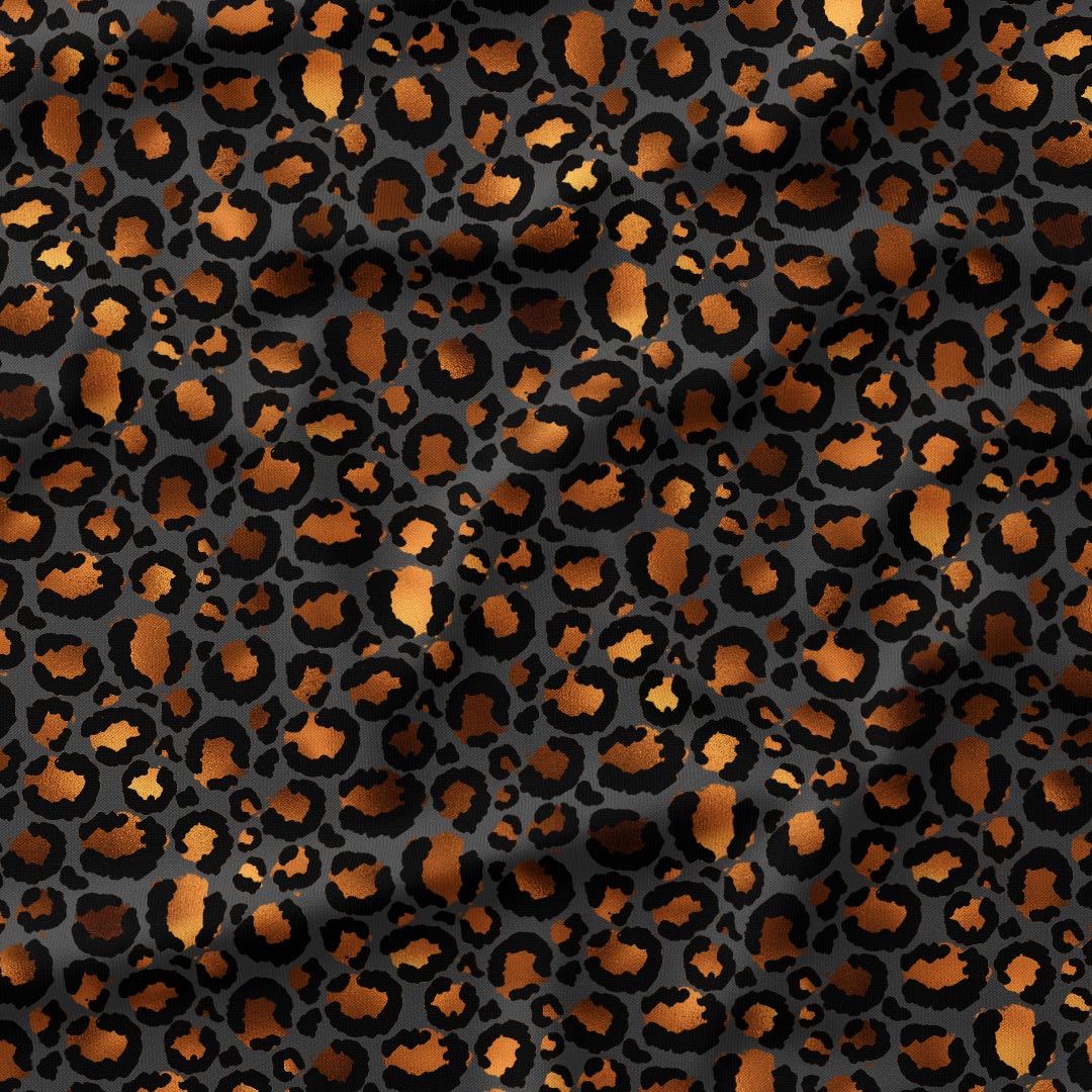 Leopard Grey Fabric