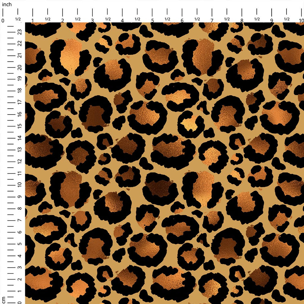 Leopard Mustard Fabric