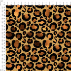 Leopard Mustard Fabric