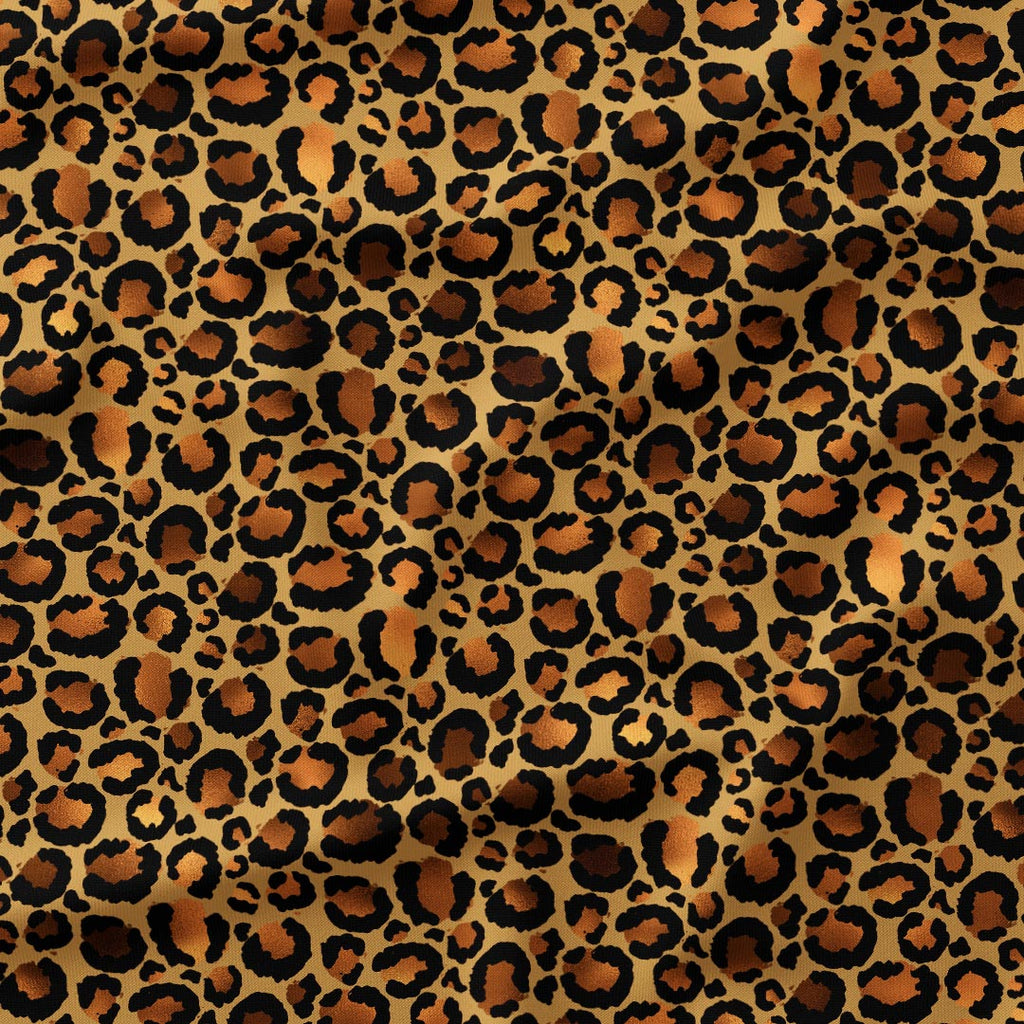 Leopard Mustard Fabric