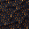 Leopard Navy Fabric