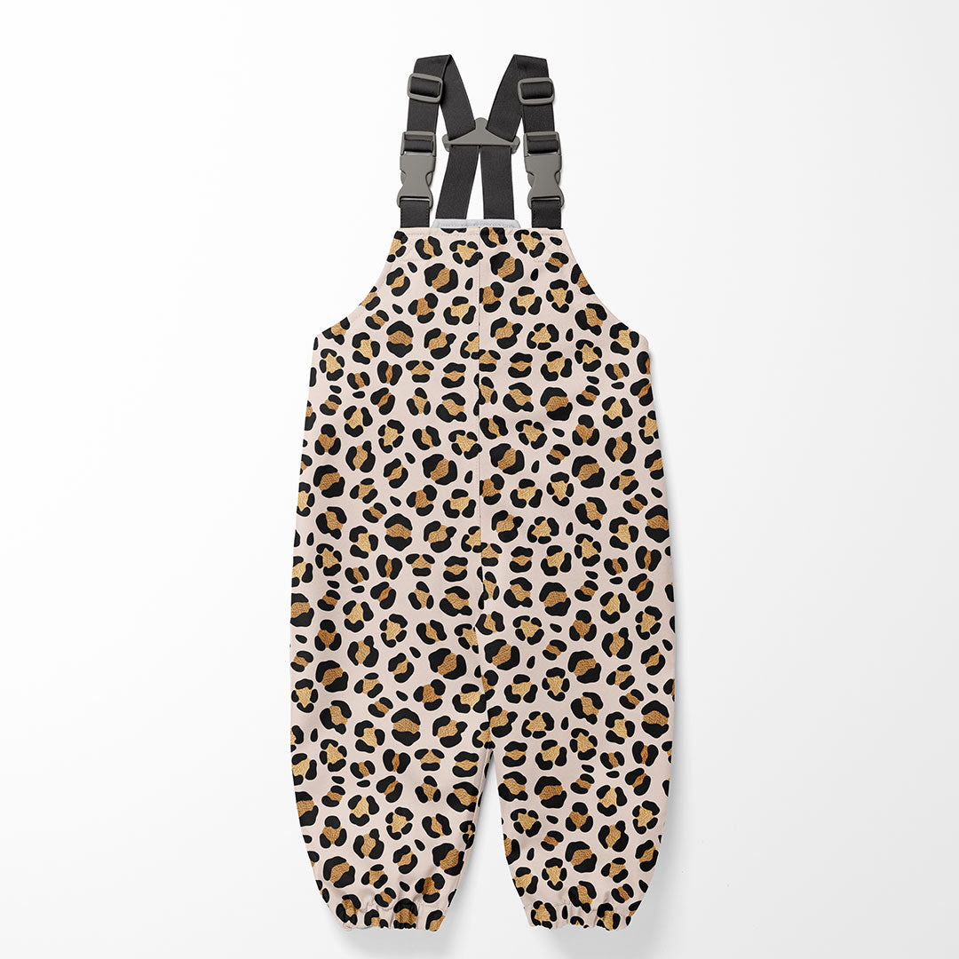 Gold and Nude Leopard Fabric