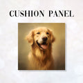 CUSHION Fabric Panel Golden Retriever Dog