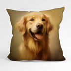 CUSHION Fabric Panel Golden Retriever Dog