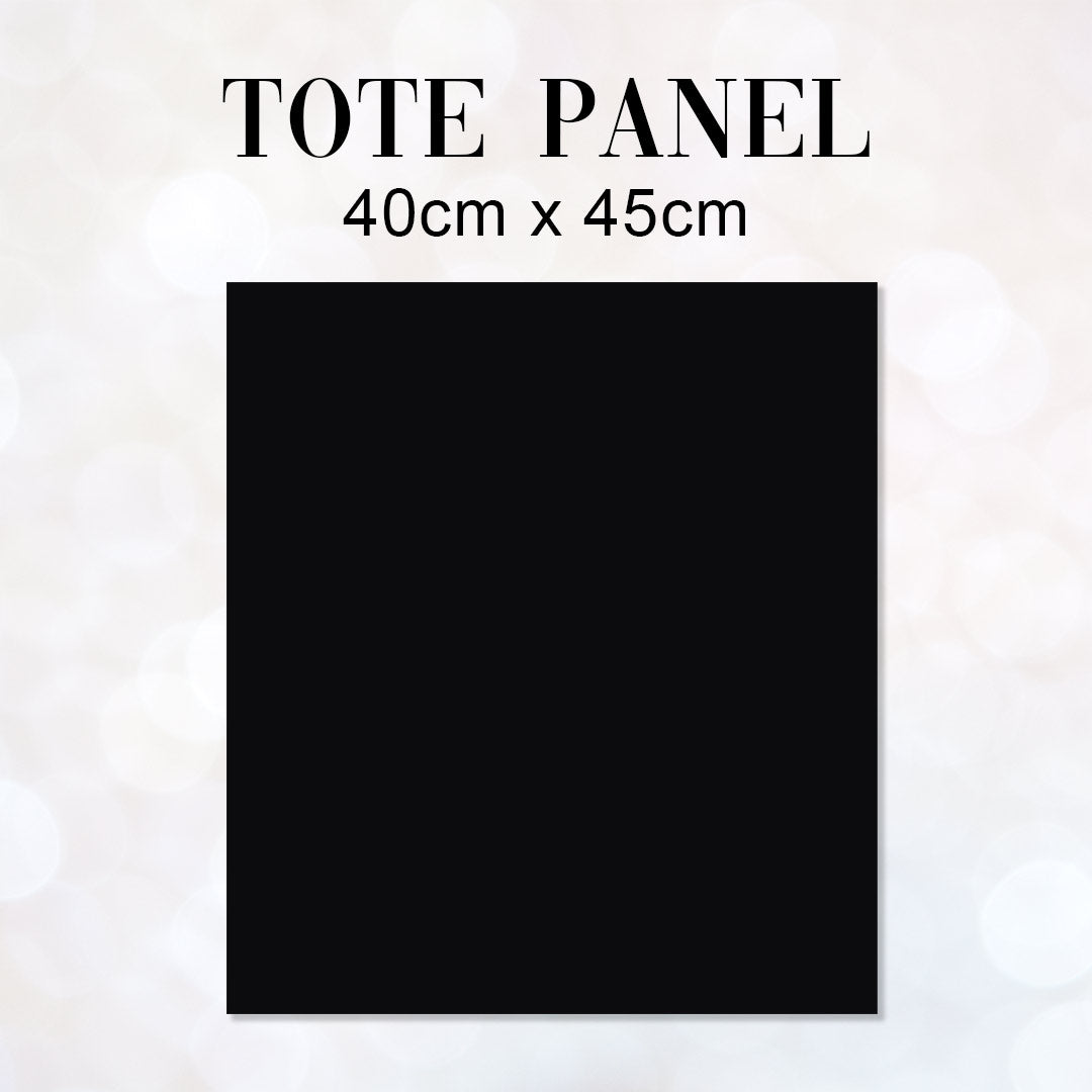 TOTE CO-ORD Golden Retriver Dark Fabric Bag Panel