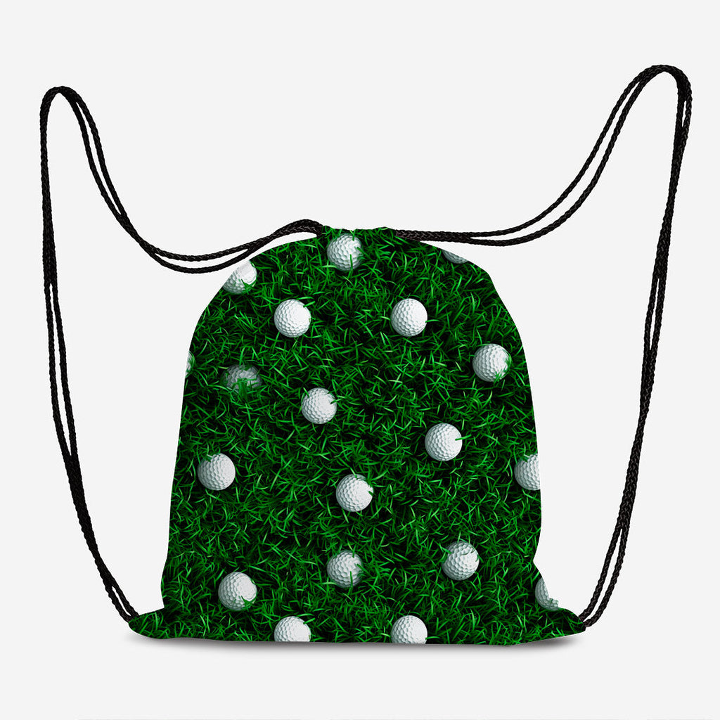 Golf Balls on Grass Fabric