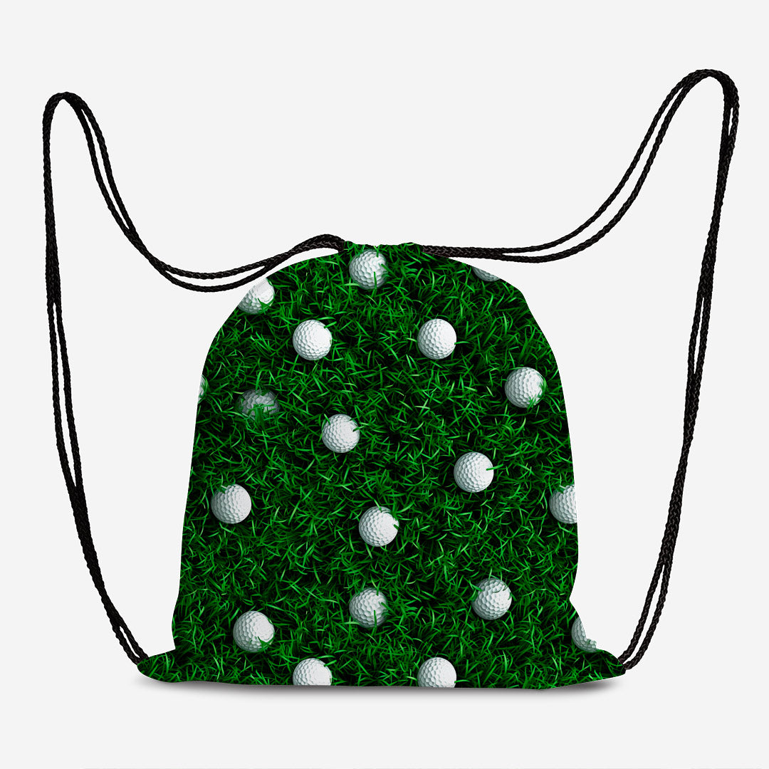 Golf Balls on Grass Fabric