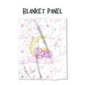 Good Night Dragon Fabric Blanket Panel BP-13