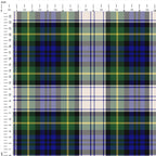 Gordon Dress Modern Tartan Fabric 1451
