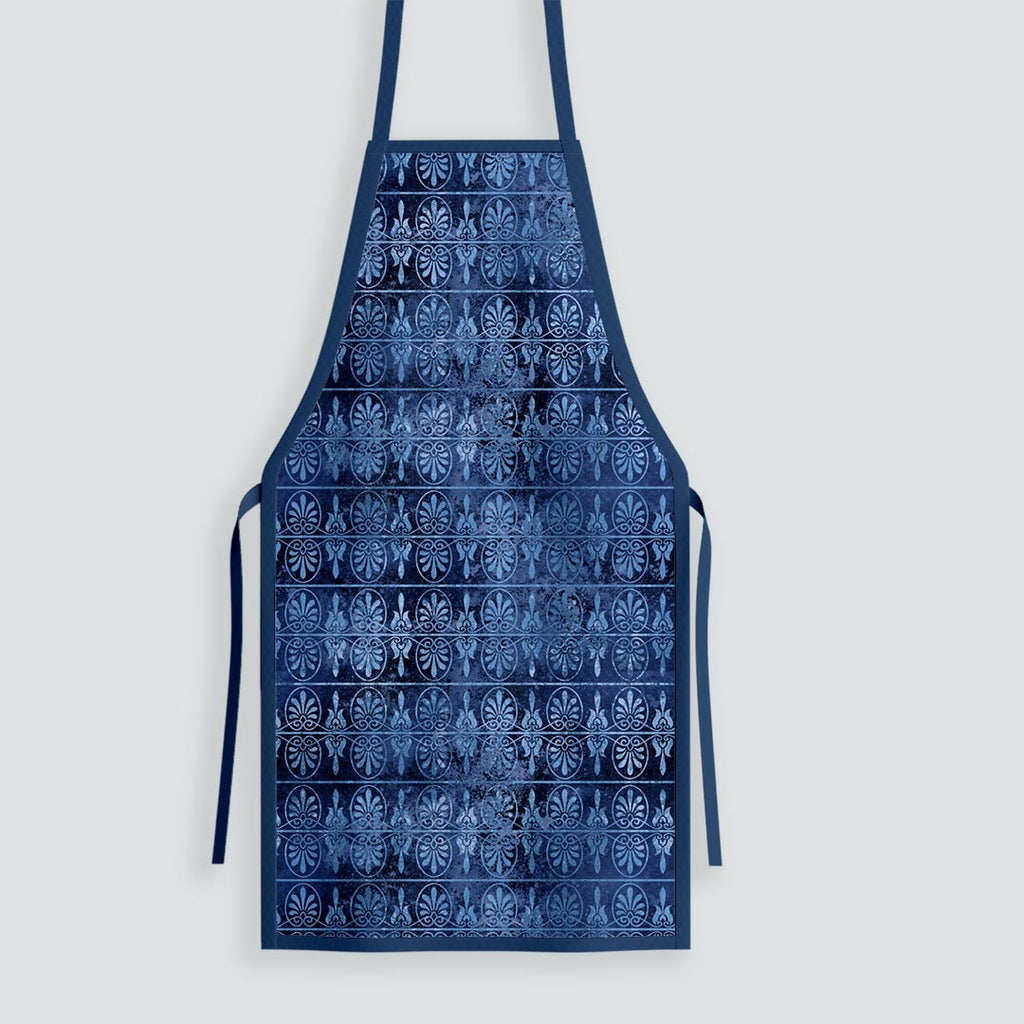 Greek Anthemion Blue Fabric