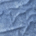 Greek Meander Blue Fabric