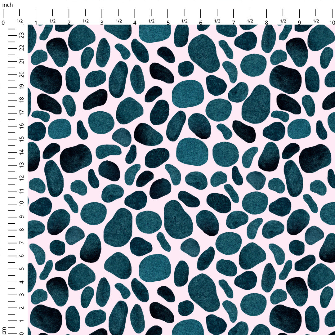 Green Pebbles Fabric