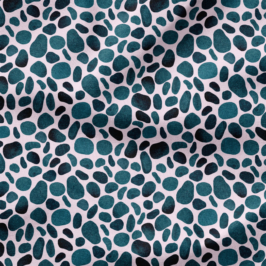 Green Pebbles Fabric
