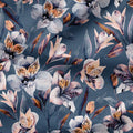 Grey Lily Fabric