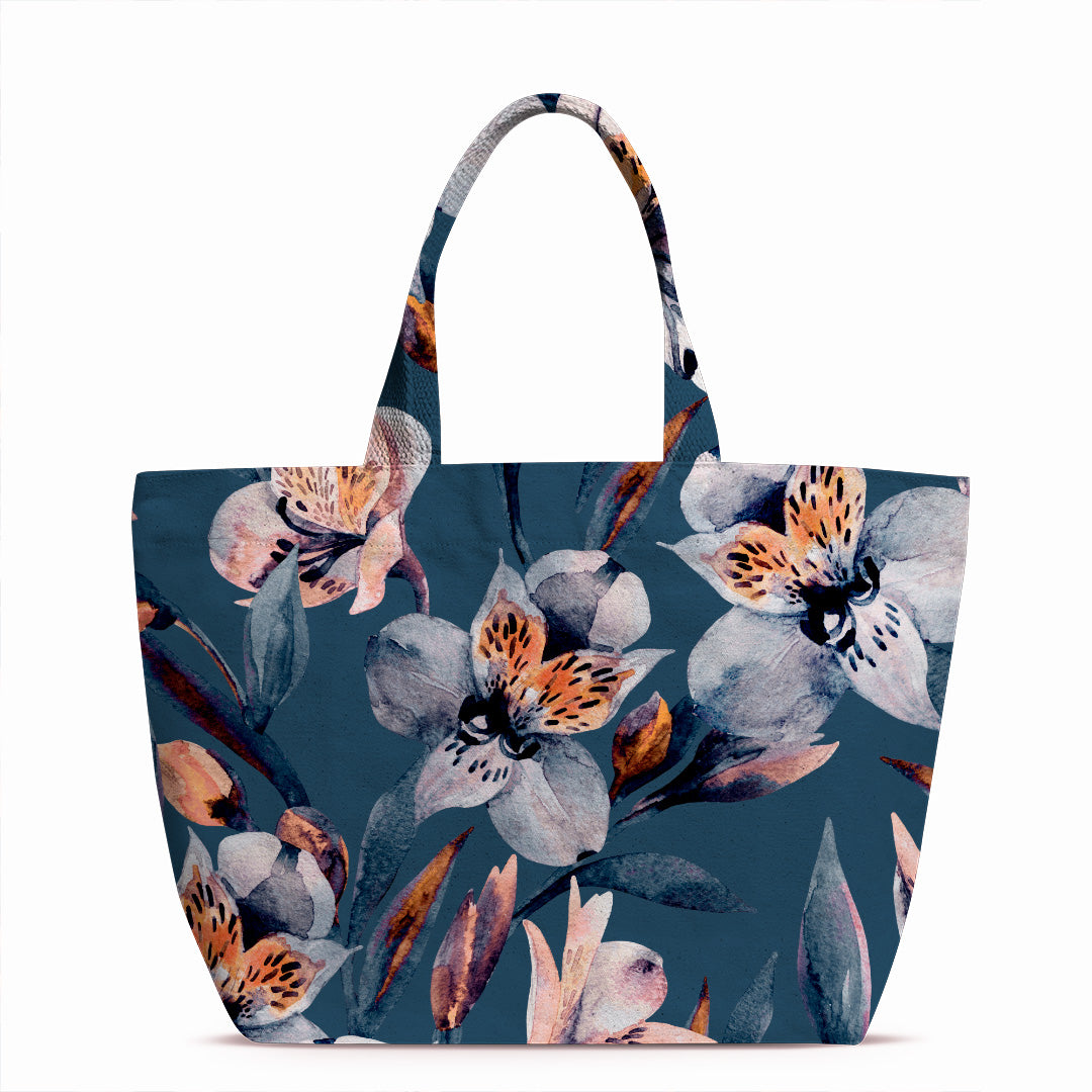 Grey Lily Fabric