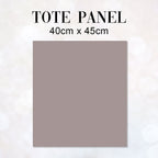 TOTE CO-ORD Grey Schnauzer Fabric Bag Panel