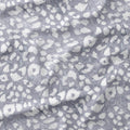 Grey Sketchy Leopard Fabric
