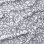 Grey Sketchy Leopard Fabric